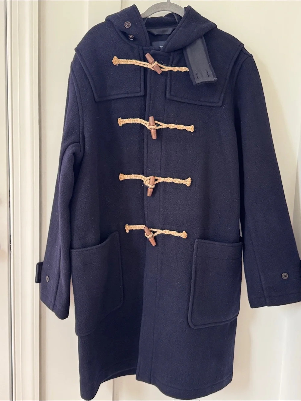 J Crew Duffle coat in wool Size L